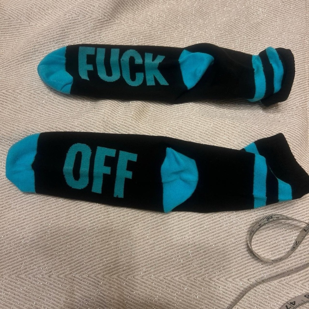 Brand new F*ck Off socks